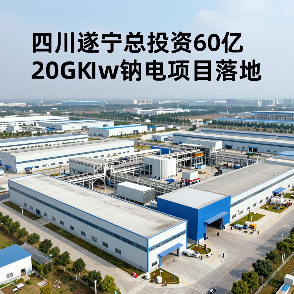 总投资60亿，20GWh钠电池项目落地四川遂宁