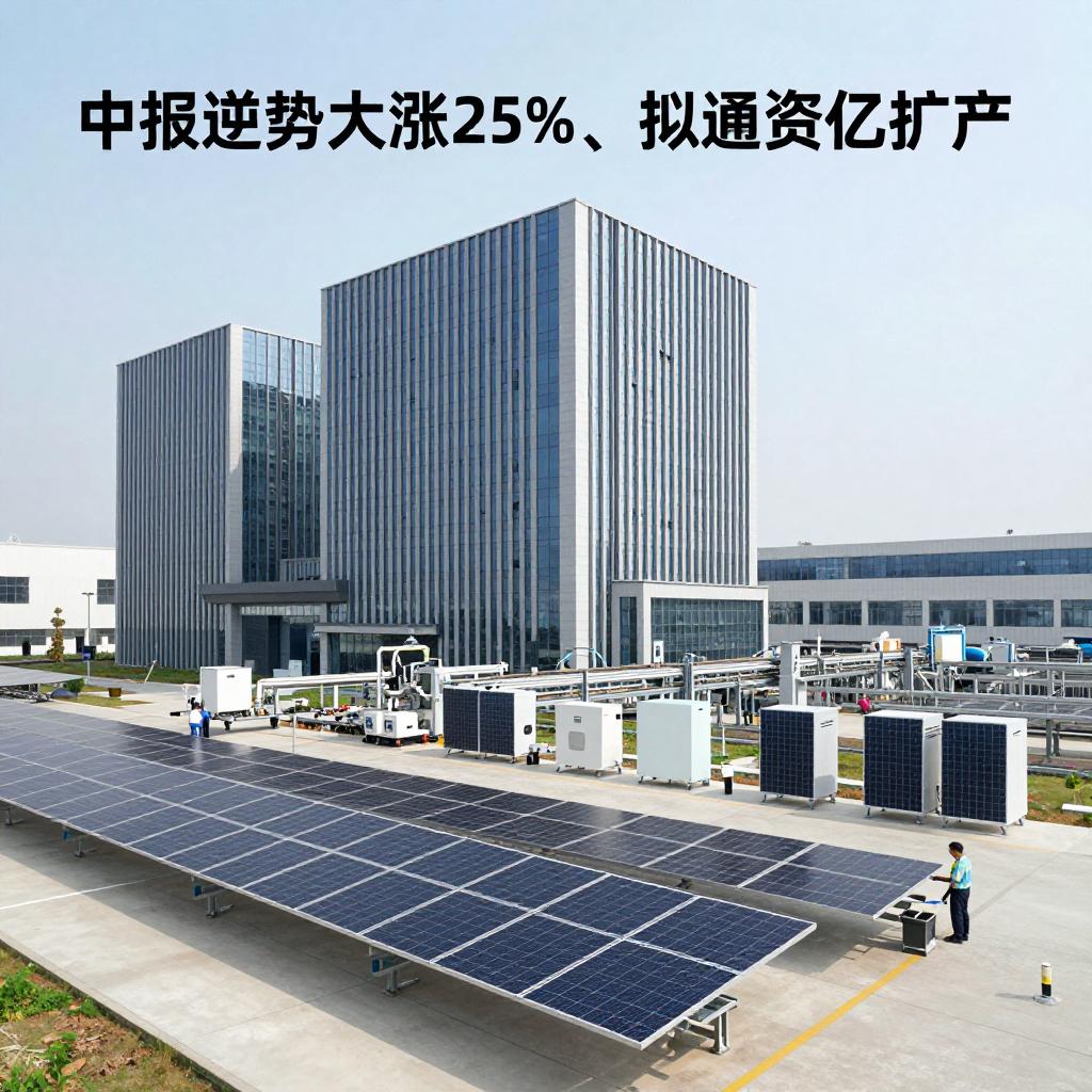 中报逆势大涨25%！这一光伏龙头拟募资16.5亿扩产