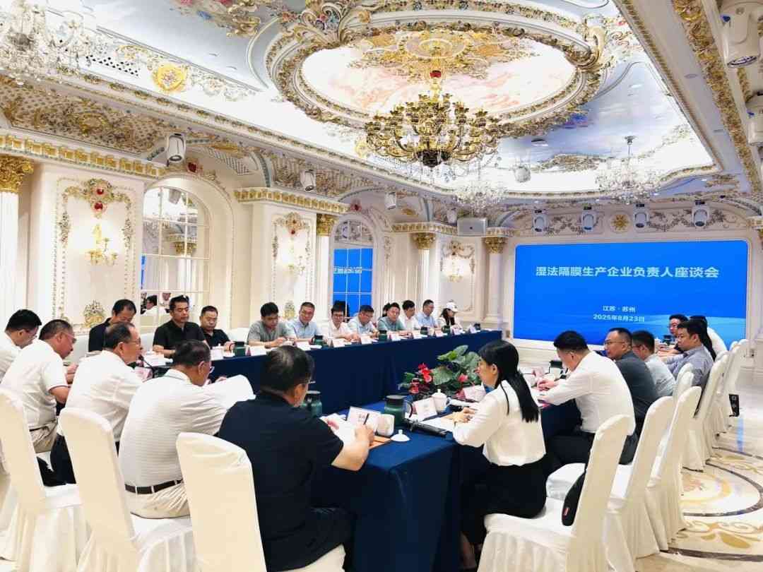 湿法锂电池隔膜企业负责人座谈会在苏州召开(图2)