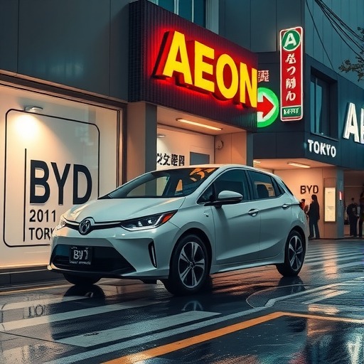 比亚迪将与永旺合作在日本销售电动汽车