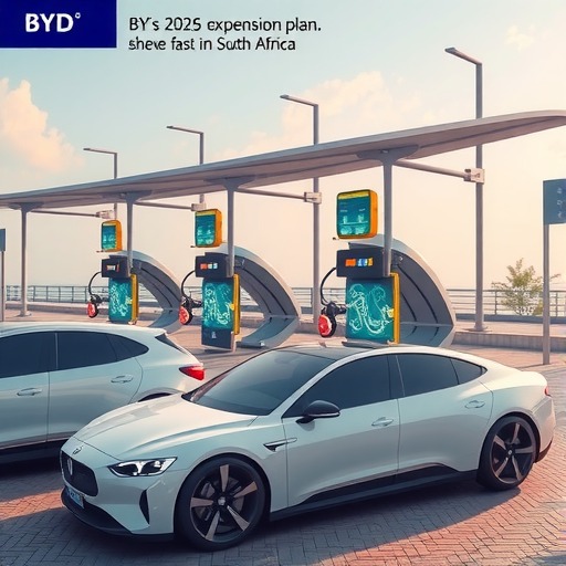 比亚迪拟到2026年底在南非投资多达300座快充站
