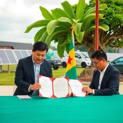 中国与圭亚那签署绿色低碳出行项目谅解备忘录(图1)