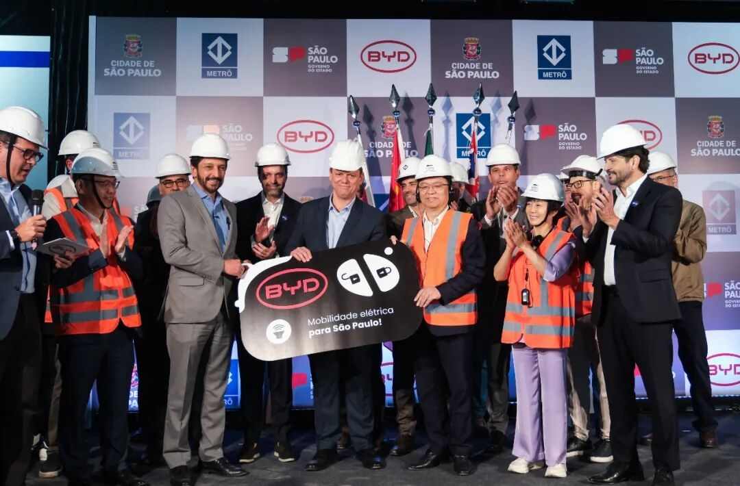 比亚迪巴西圣保罗17号线云轨项目测试完成(图1)
