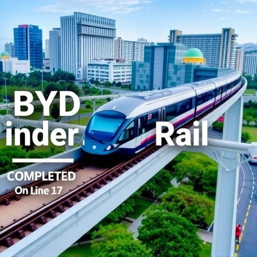 比亚迪巴西圣保罗17号线云轨项目测试完成(图4)